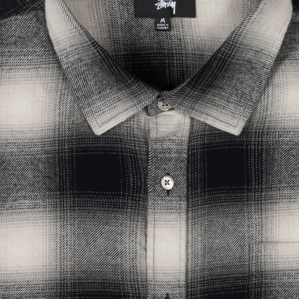 Bay Plaid Shirt in Charcoal by Stussy | Bored of Southsea