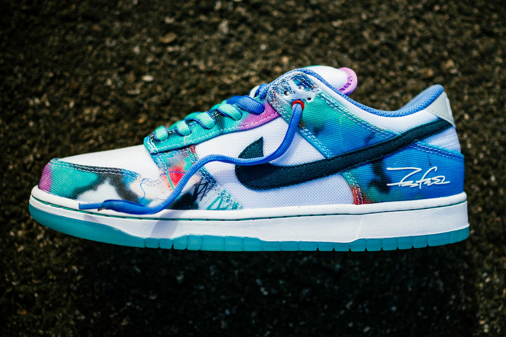 Nike SB x Futura Laboratories - Dunk Low Pro in Bleached Aqua