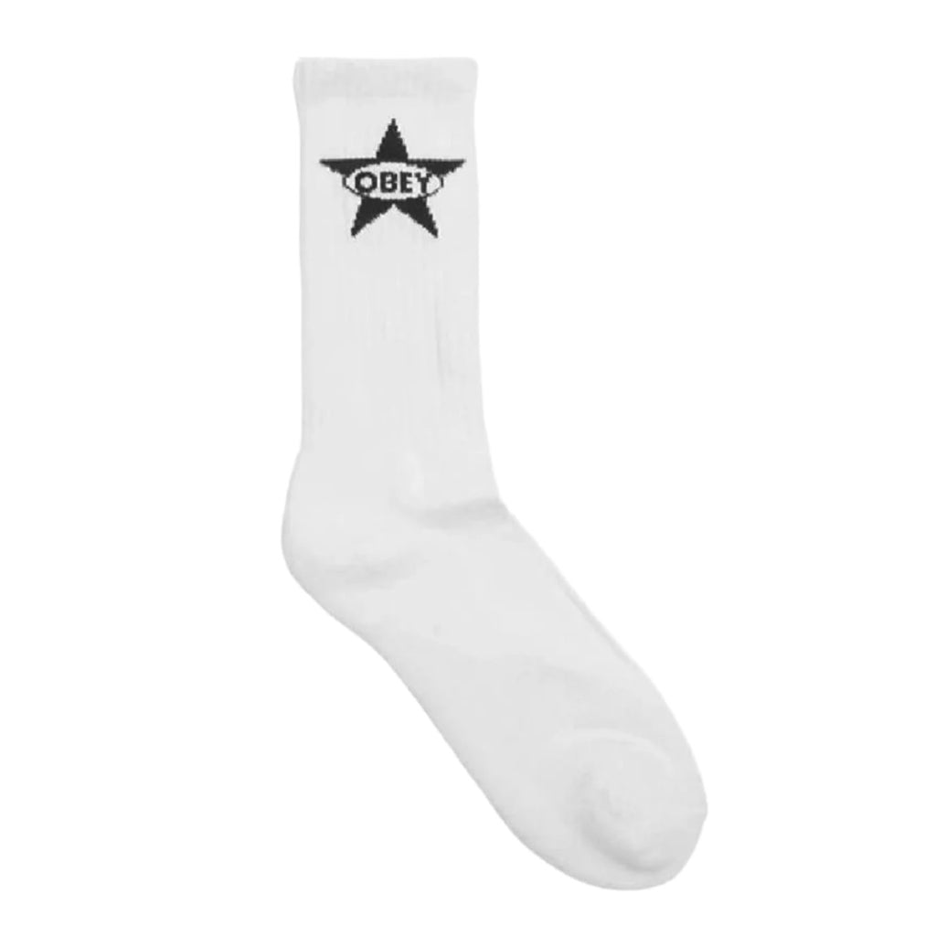 Obey Clothing Star Socks - White - main