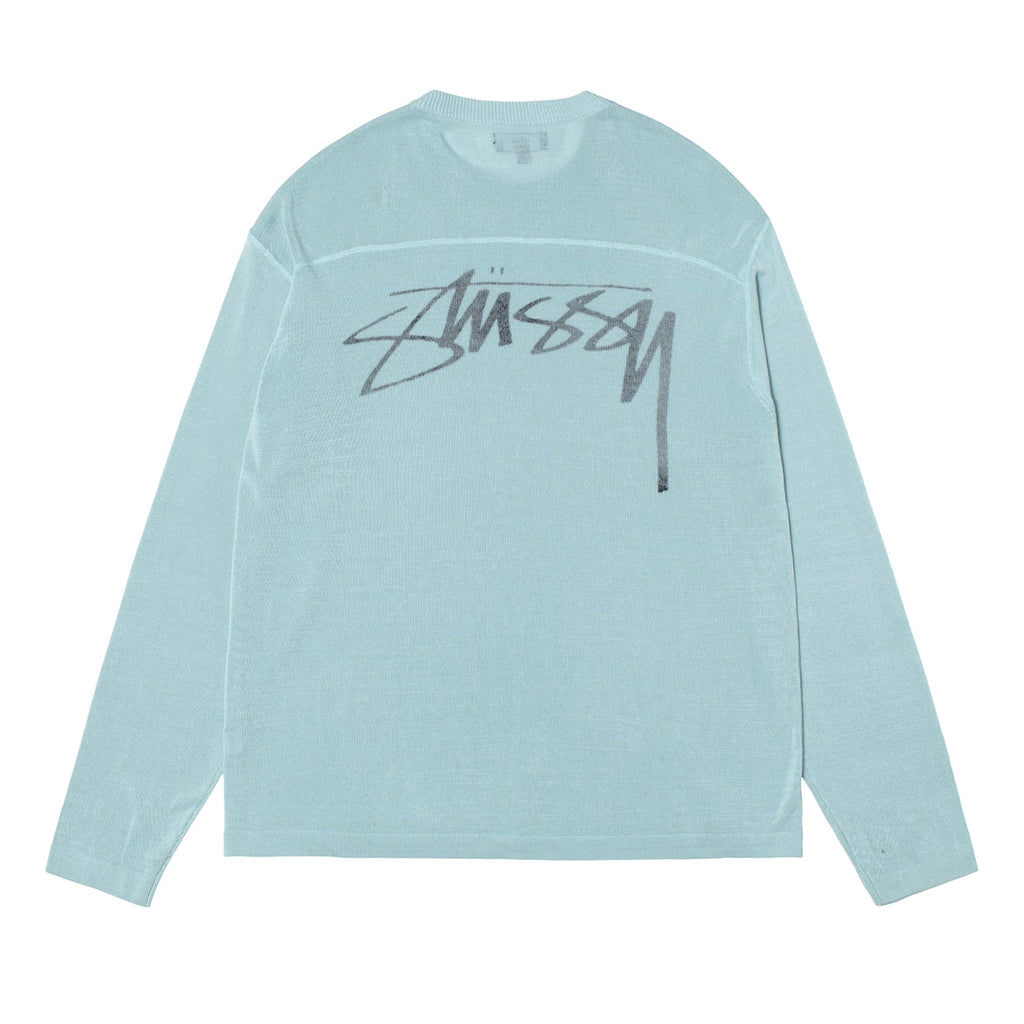 Stussy Football Sweater - Light Blue