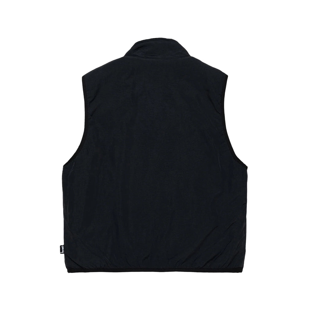 Stussy Sherpa Reversible Vest - Black