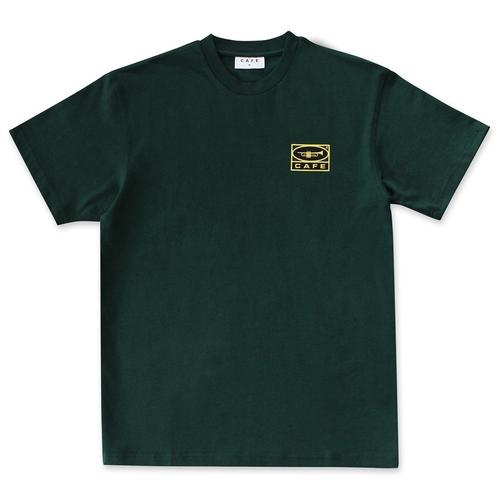 Skateboard Cafe "45" T Shirt - Forest Green