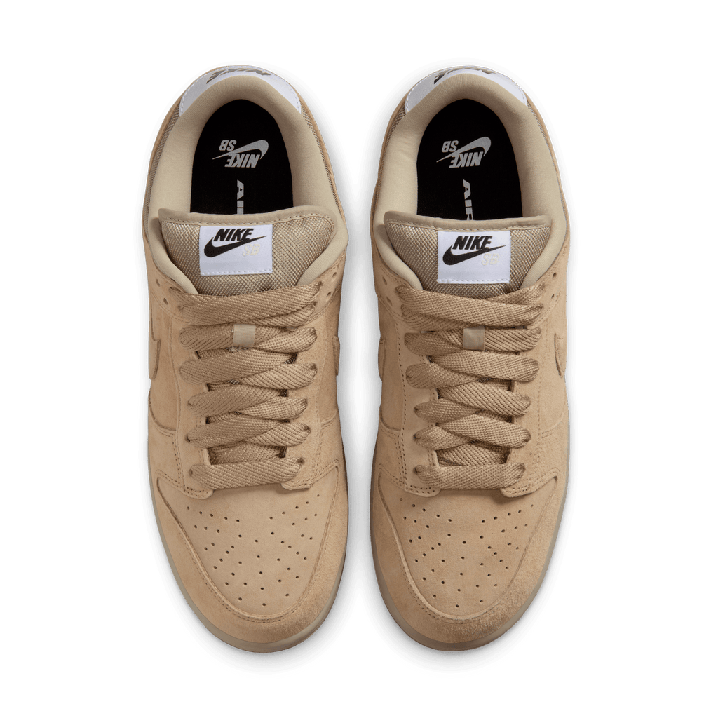 Nike SB Dunk Low Pro B Shoe - Parachute Beige / Parachute Beige - Desert Khaki - White