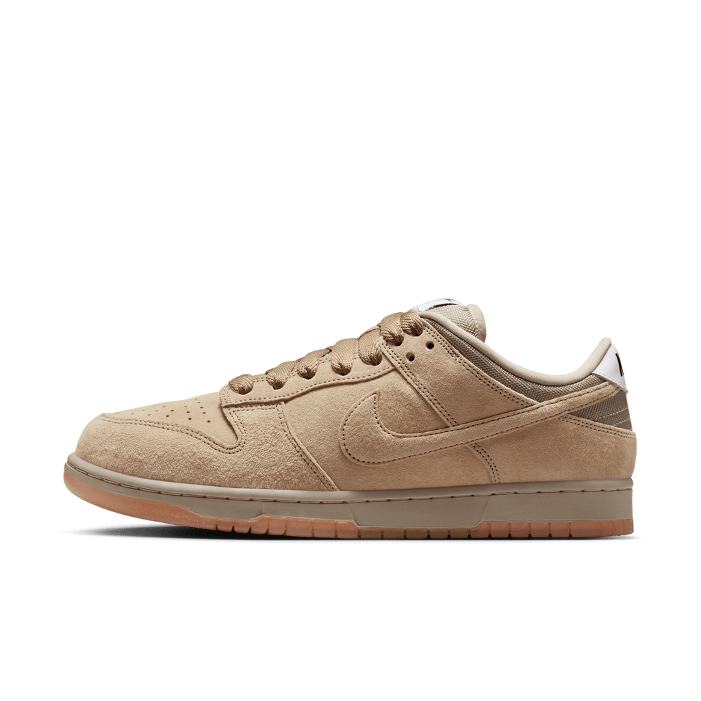 Nike SB Dunk Low Pro B Shoe - Parachute Beige / Parachute Beige - Desert Khaki - White - side