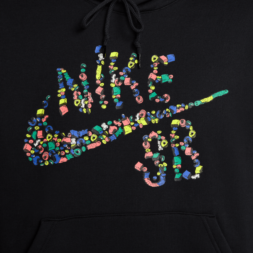 Nike SB Sugar High Hoodie - Black - closeup