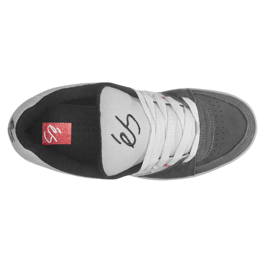 éS Footwear Accel OG Skate Shoes - Dark Grey / Light Grey - top