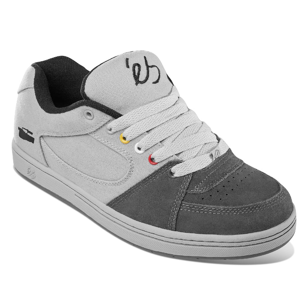 éS Footwear Accel OG Skate Shoes - Dark Grey / Light Grey - side