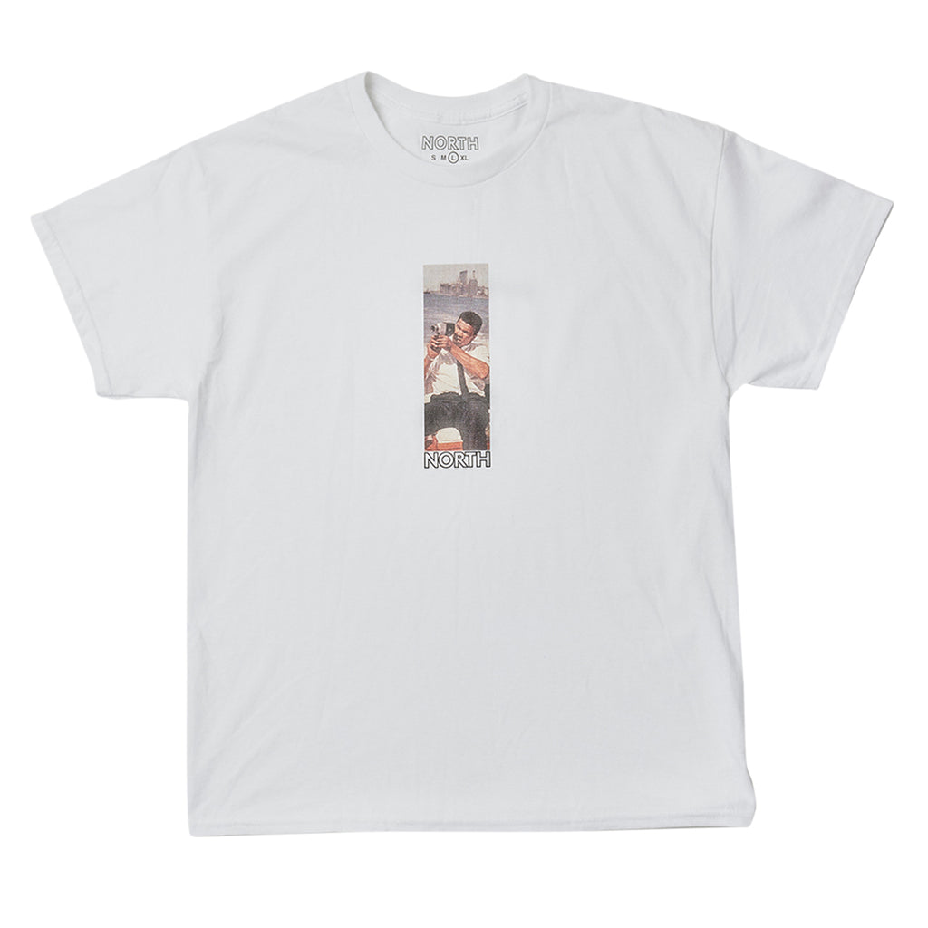 North Skate Mag Ali Super 8mm T Shirt - White - front