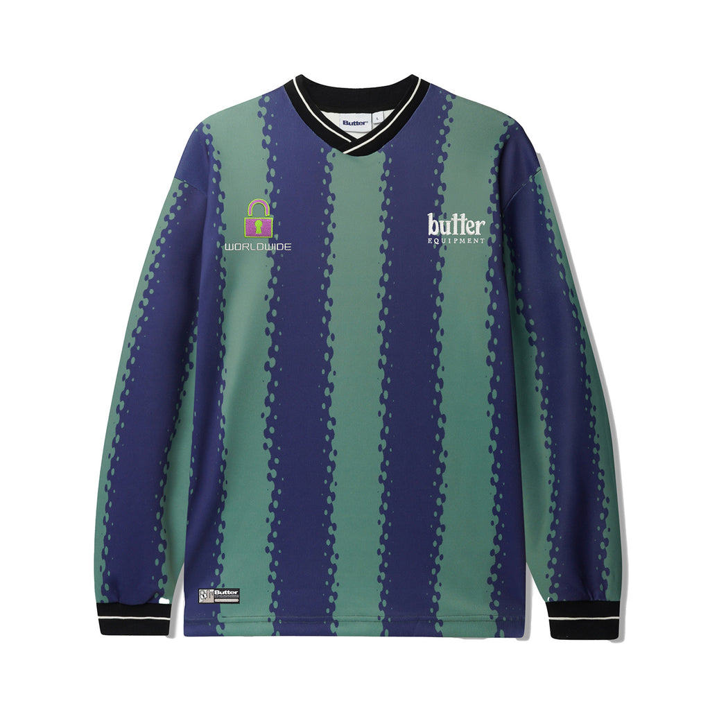 Butter Goods All City L/S Jersey - Navy / Army - main