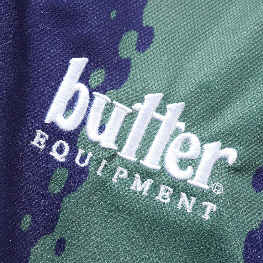 Butter Goods All City L/S Jersey - Navy / Army - closeup