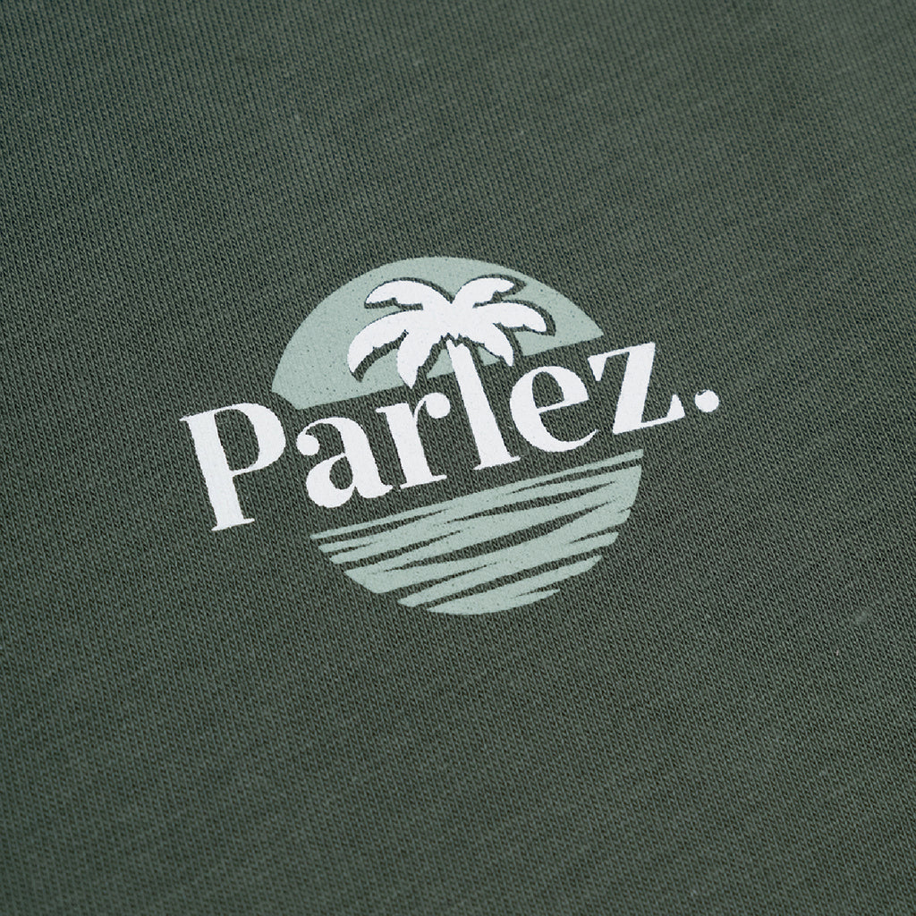 Parlez Boca T Shirt - Kelp Green - closeup2