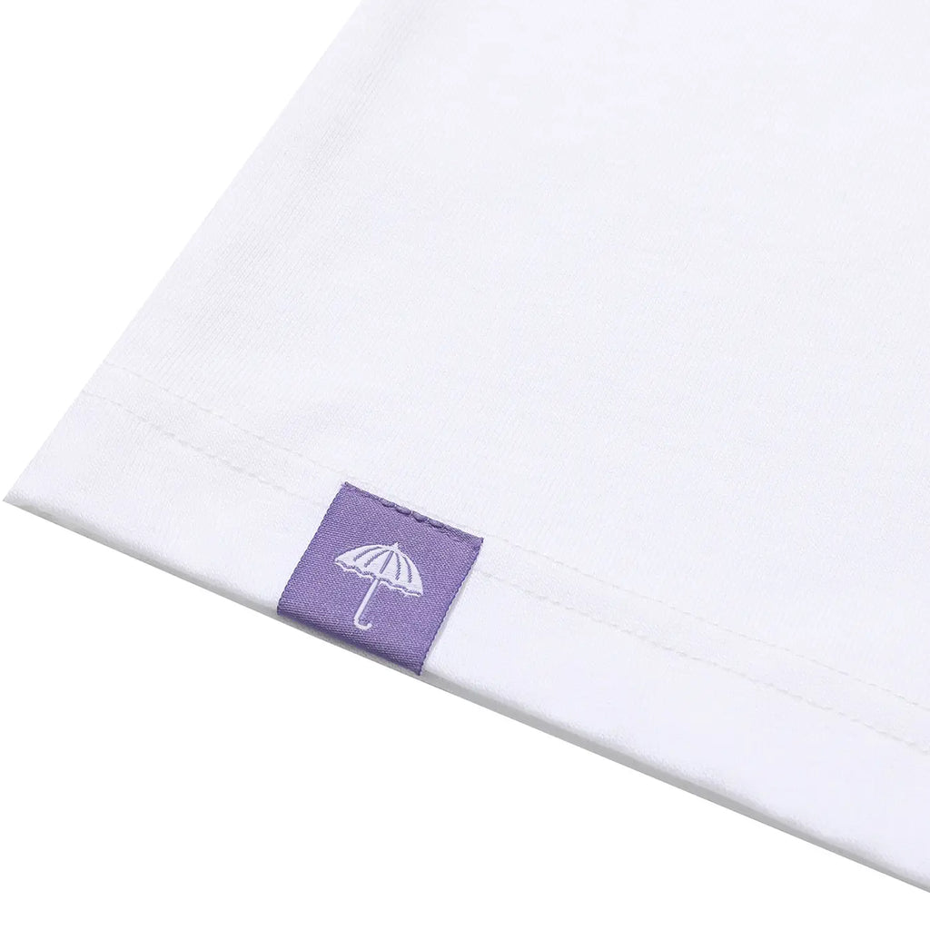 Helas Brush T Shirt - White - label