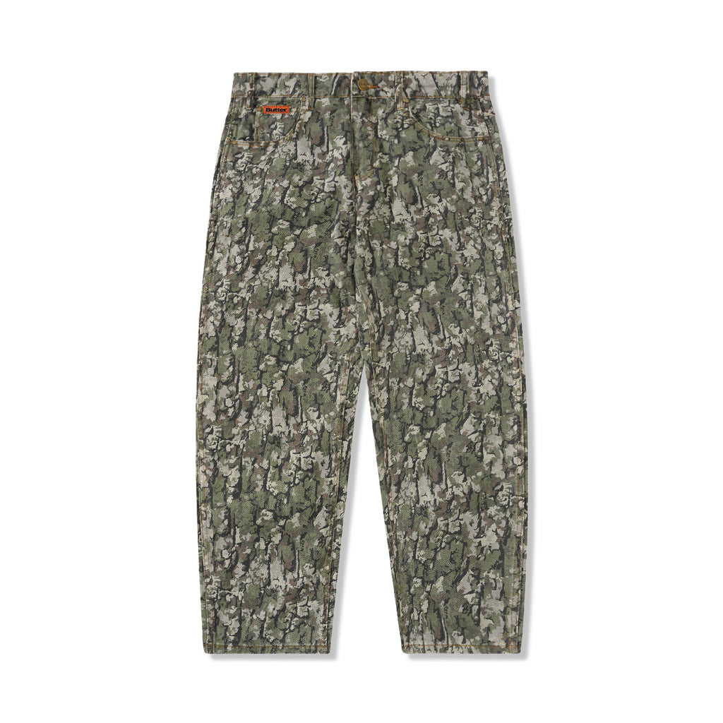 Butter Goods Bark Camo Denim Jeans - Army - front