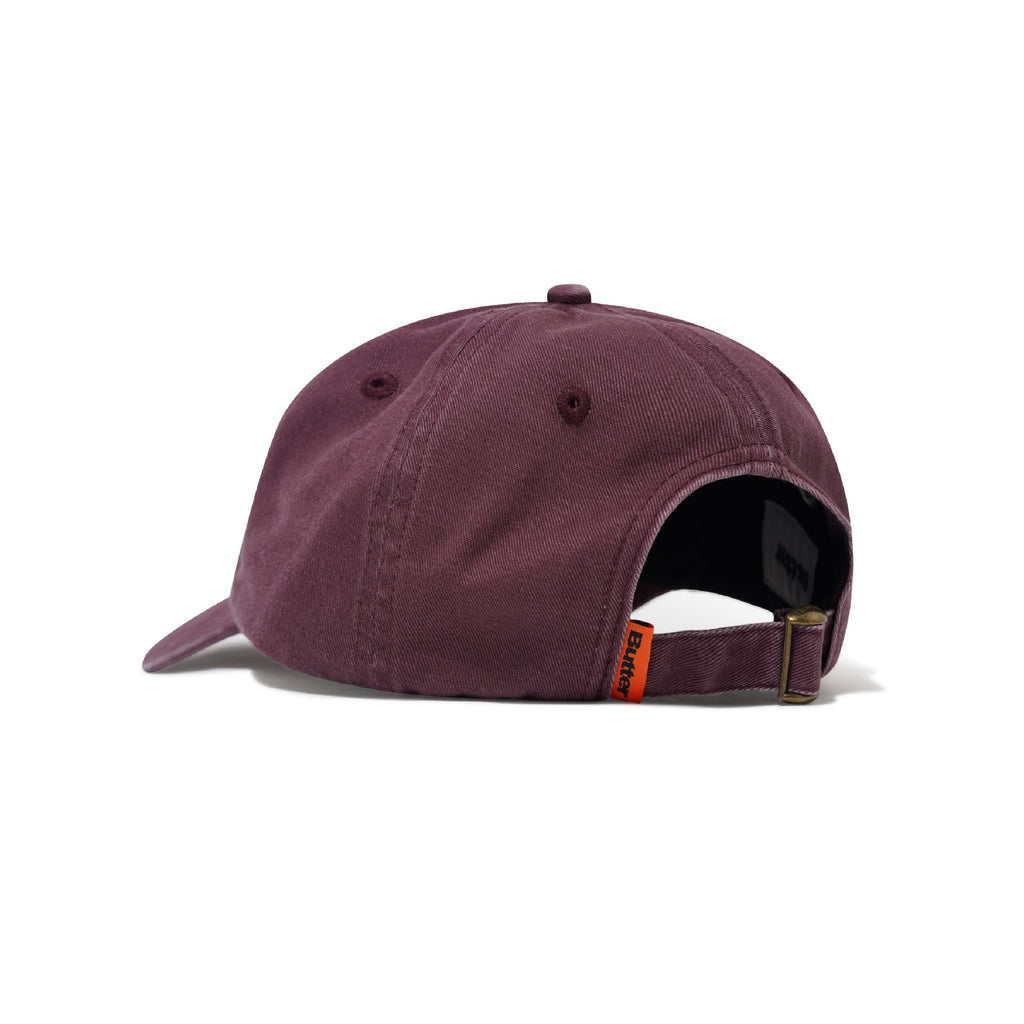 Butter Goods Bear 6 Panel Cap - Wine- back