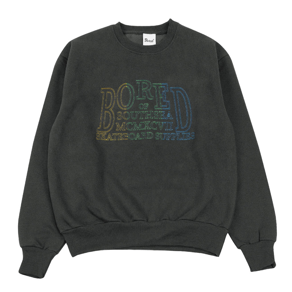 Bored of Southsea MCM Heavyweight Sweatshirt - Charcoal - main