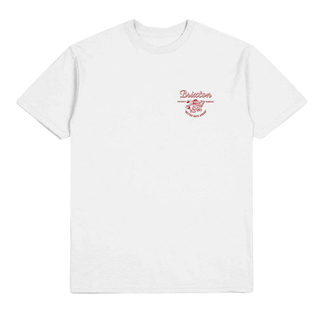 Brixton Better Days T Shirt - White - front