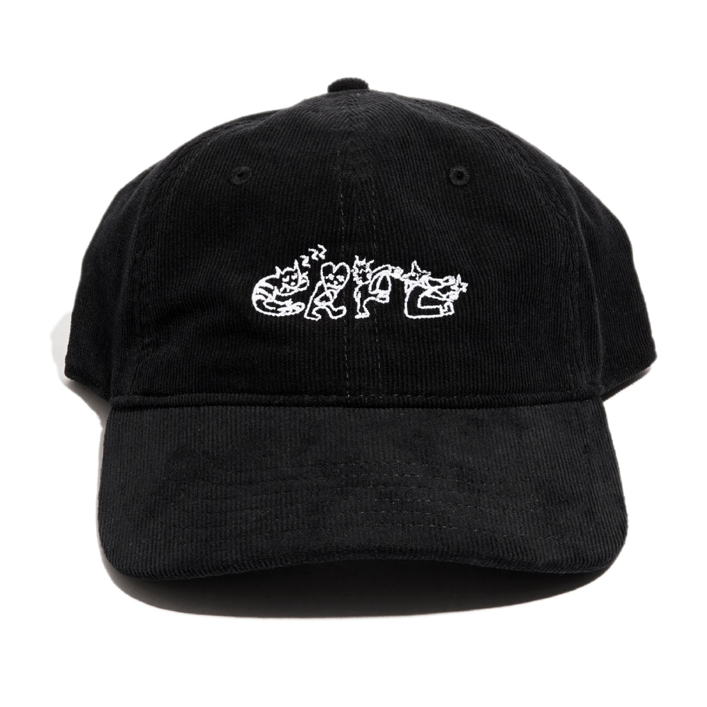 Skateboard Cafe Buddy 6 Panel Cap - Black - main