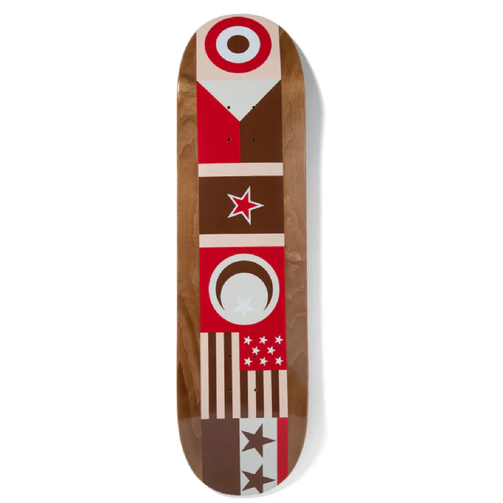 Chocolate Skateboards Flyin' the Chocolate Flags Jordan Trahan Skateboard Deck 8.5" Twin Tip - Bottom