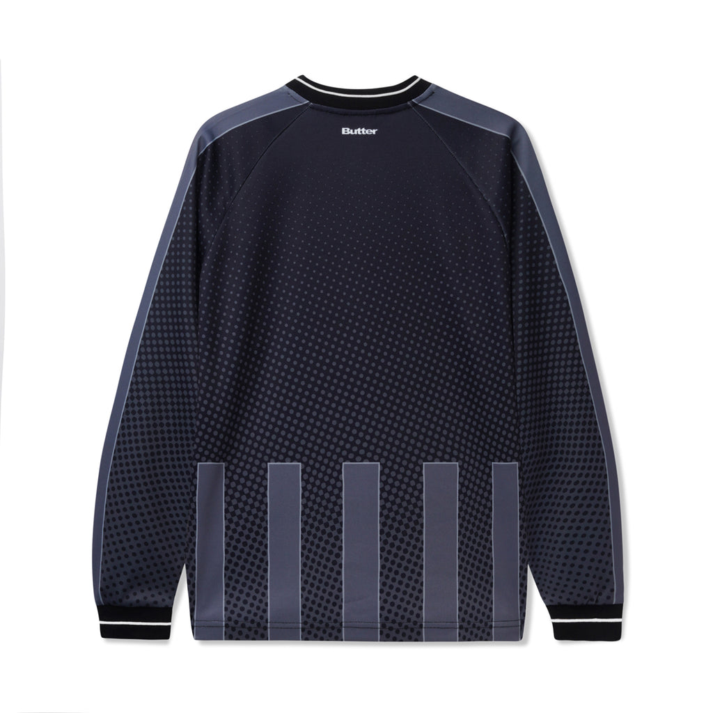 Butter Goods Corrosive L/S Jersey - Black - back