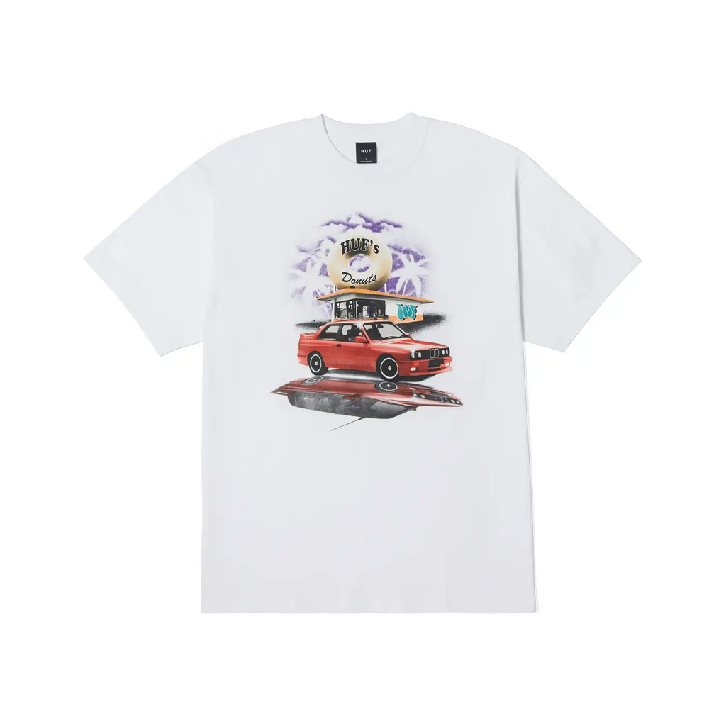 HUF Drive Thru T Shirt - White - main