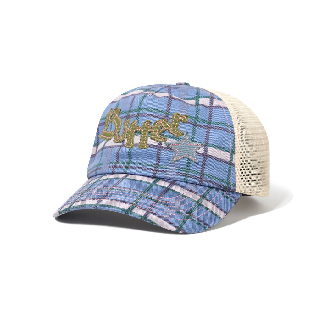 Butter Goods Edge Trucker Cap - Plaid - main