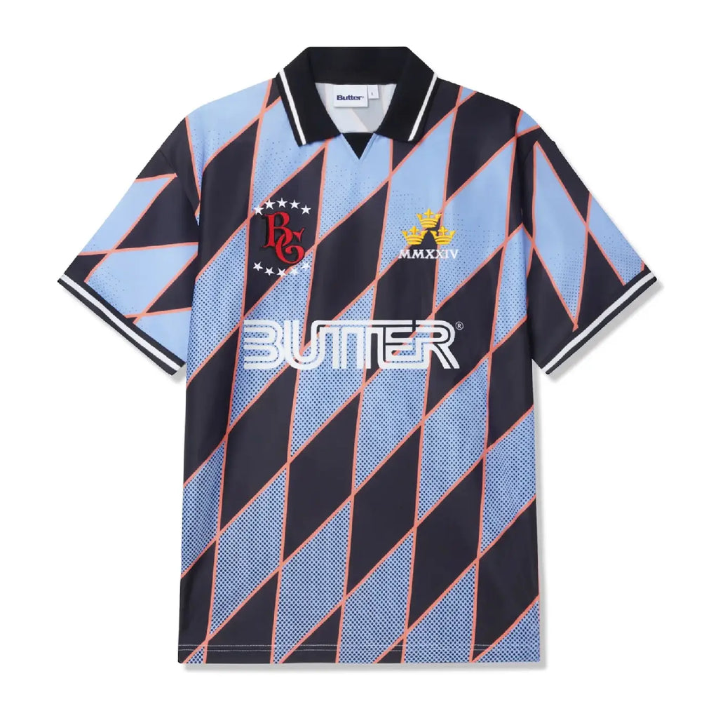 Butter Goods Football Jersey - Blue / Black - main