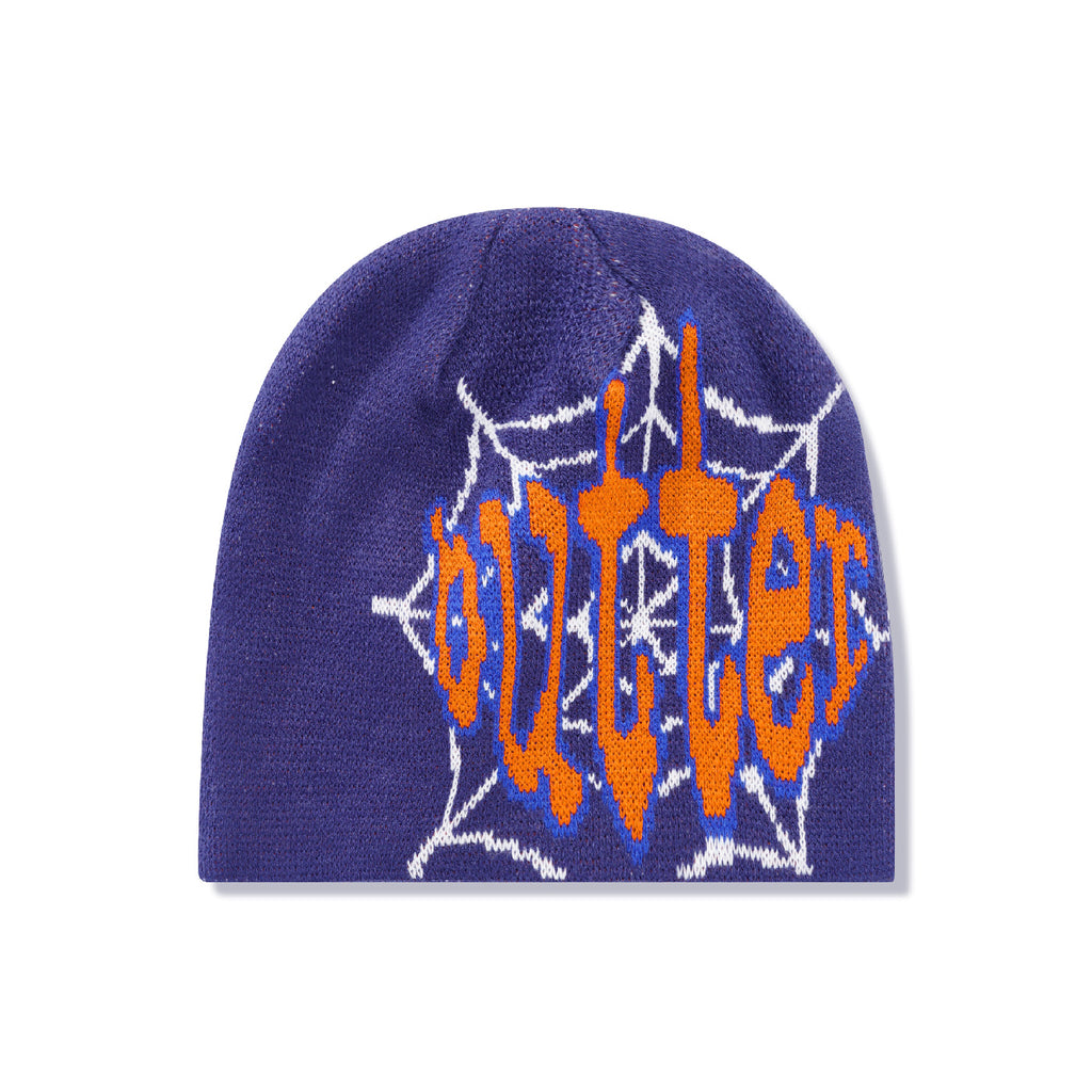 Butter Goods Frenzy Skully Beanie - Navy - main