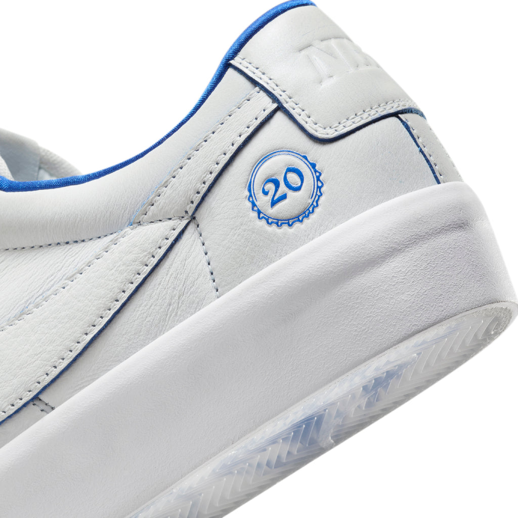 Nike SB Zoom Blazer Low Pro GT Premium Shoes - Summit White / Game Royal - Summit White