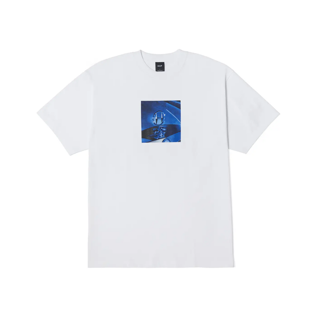 HUF H Emblem T Shirt - White - main