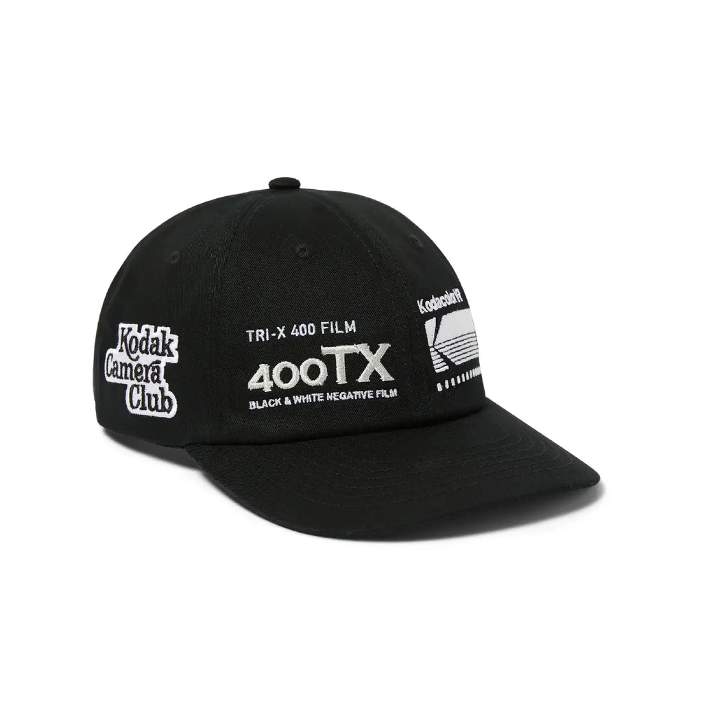 HUF x Kodak Snapback Hat - Black - front