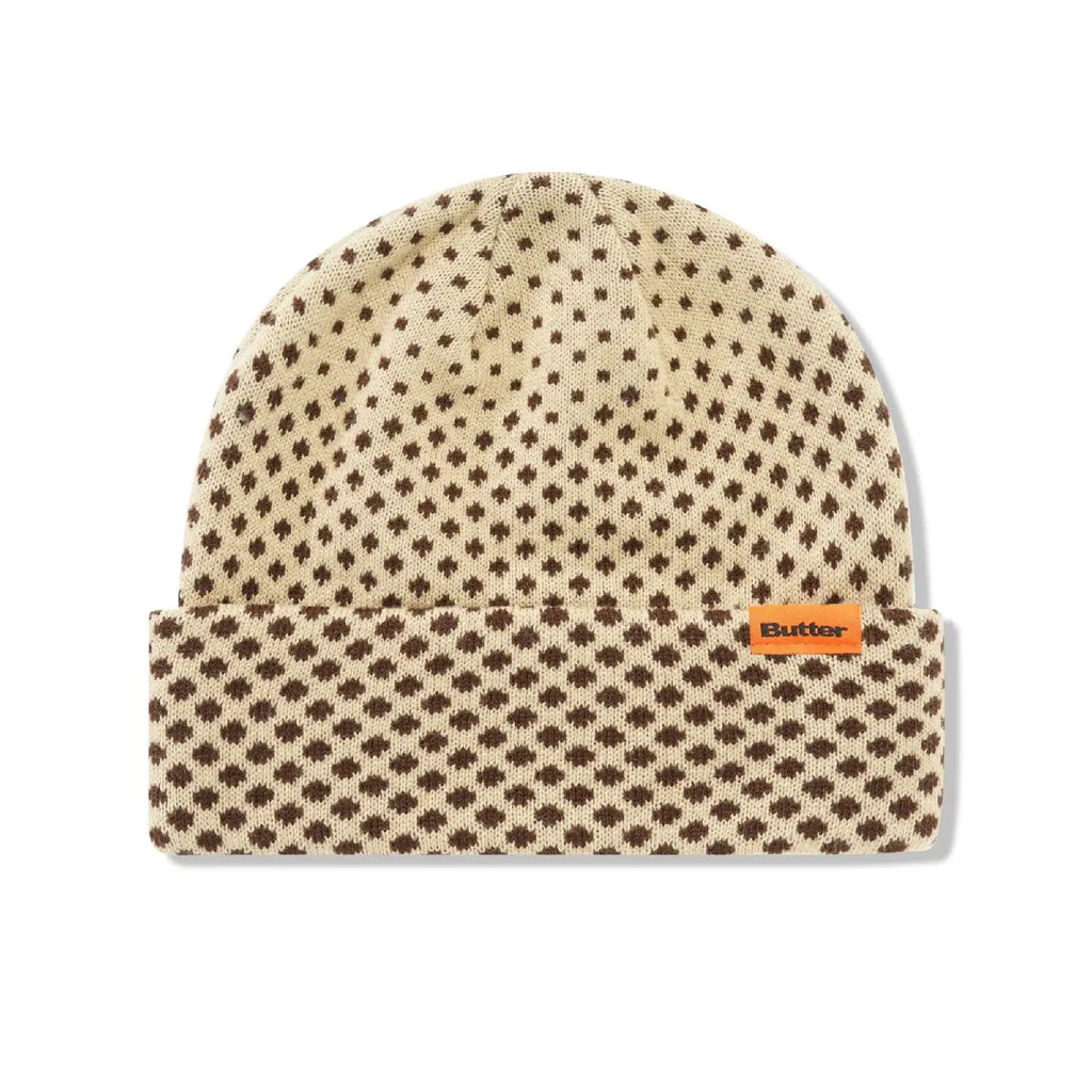 Butter Goods Halftone Cuff Beanie - Brown - main