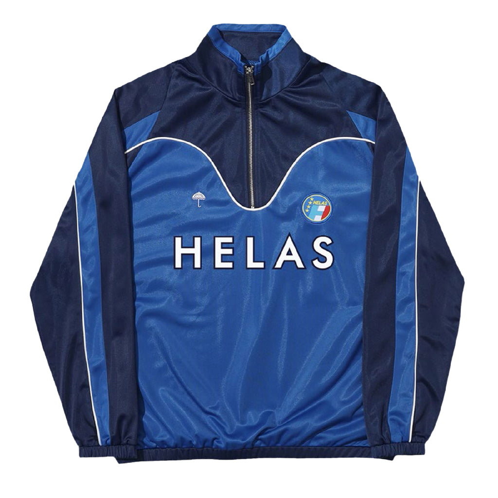 Helas Forza Quarter Zip Pullover Blue -  Front 