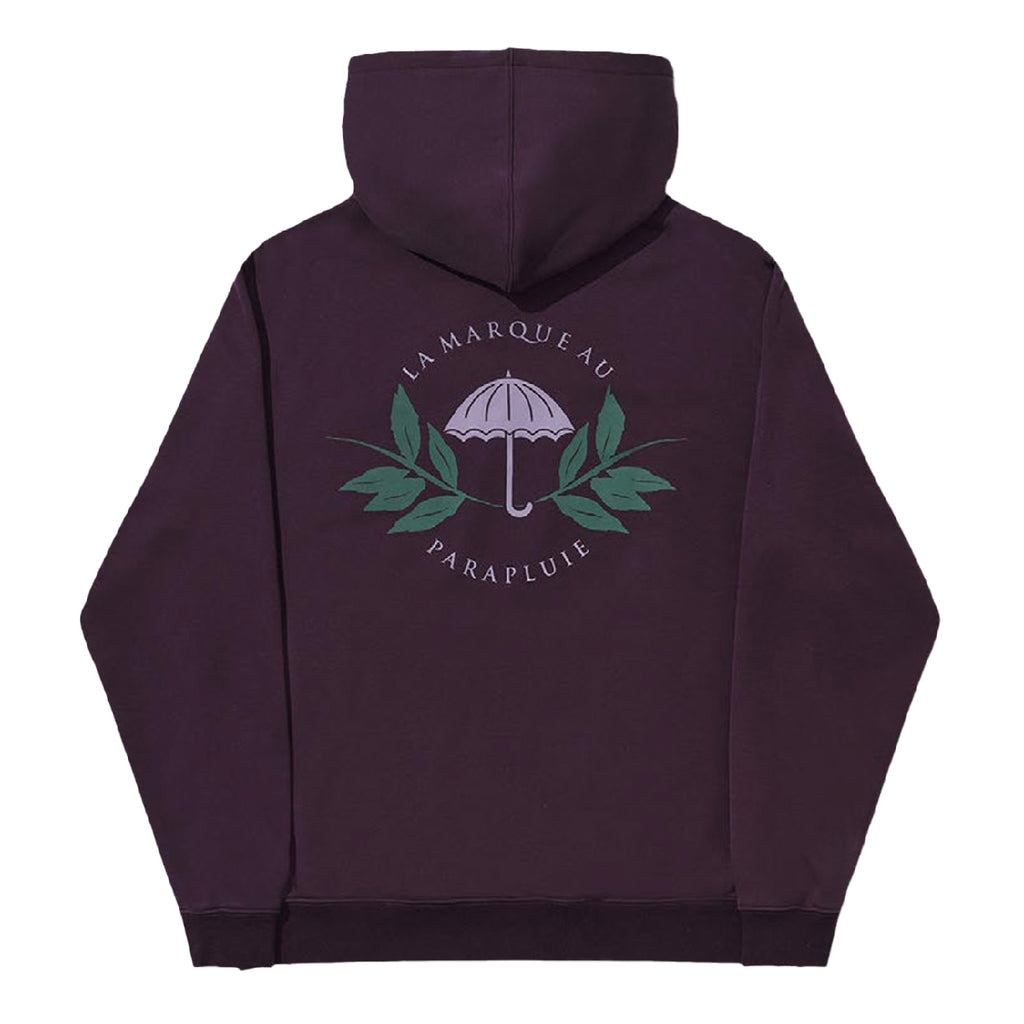 Helas La Marque Hoodie Dark Plum - Back 