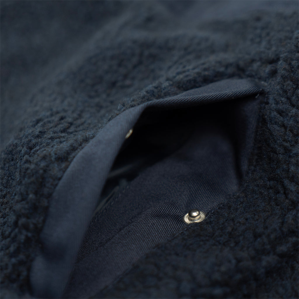 Bored of Southsea High Friends Sherpa Fleece - Navy