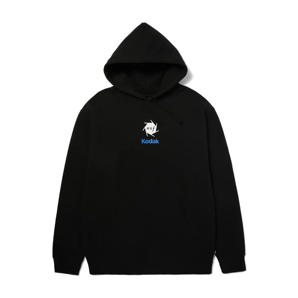 HUF x Kodak Invention Hoodie - Black - front