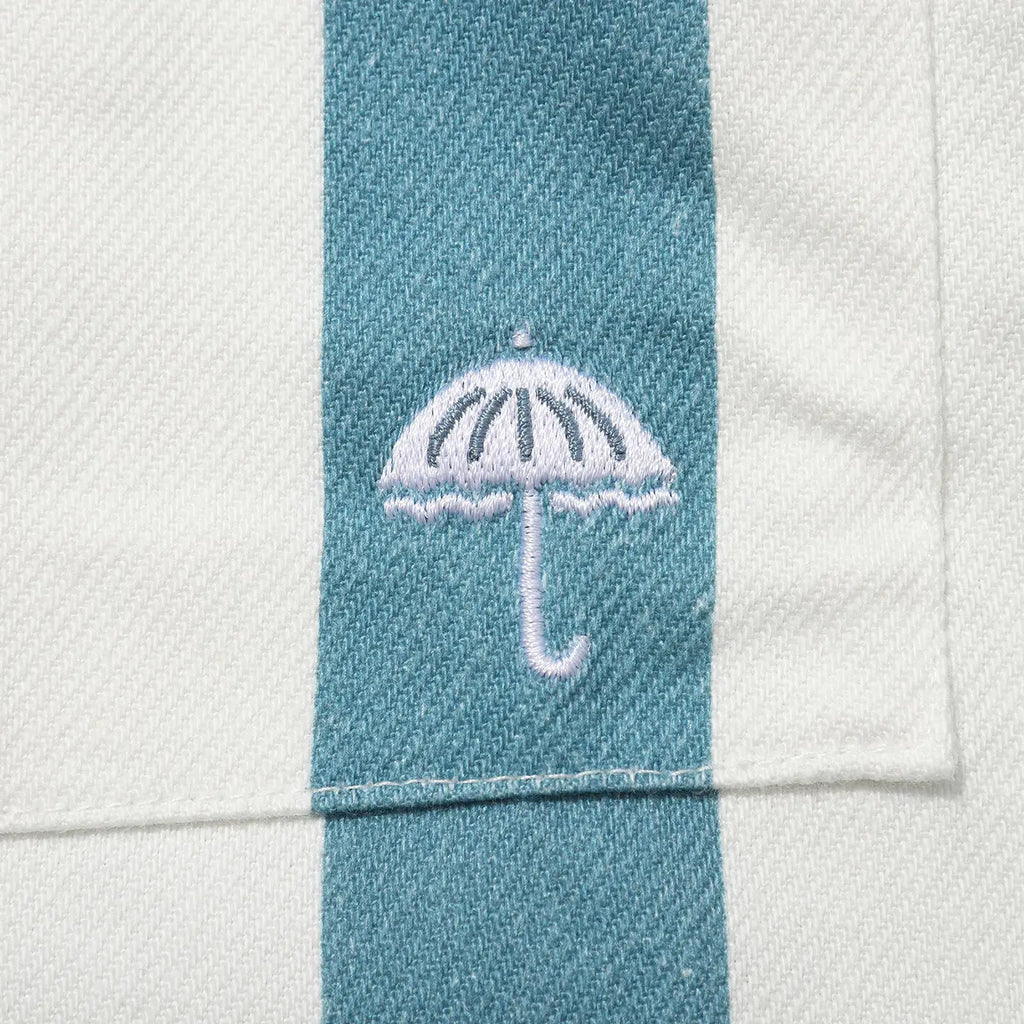 Helas L/S Liner Shirt - White / Blue - umbrella