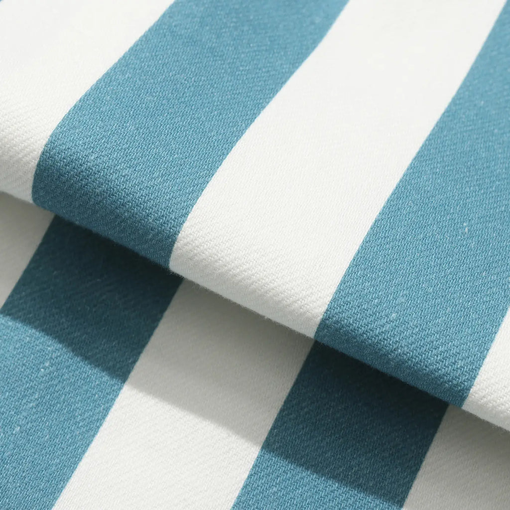 Helas L/S Liner Shirt - White / Blue - closeup