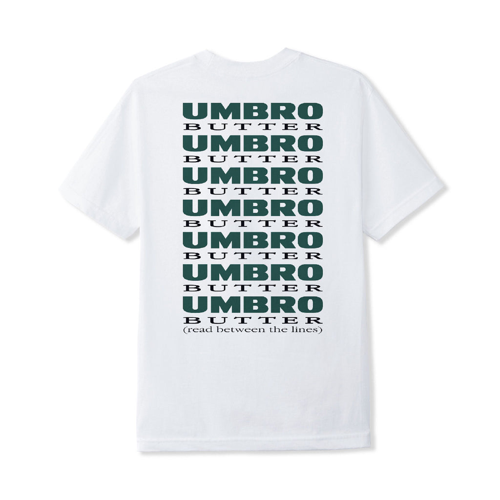 Butter Goods x UMBRO Lines T Shirt - White - back