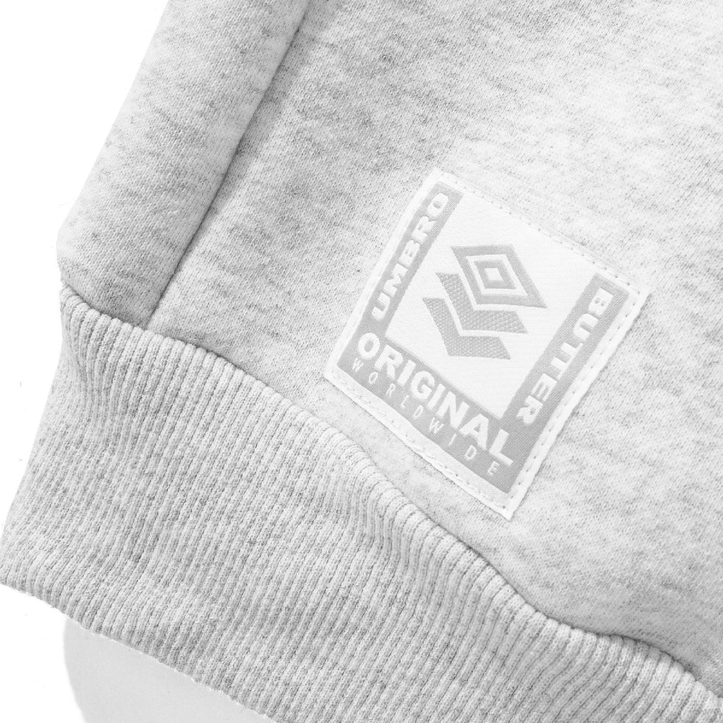 Butter Goods x UMBRO Diamond Logo Crewneck - Ash - label