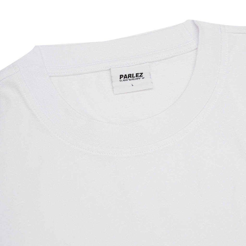 Parlez Maran T Shirt - White - neck