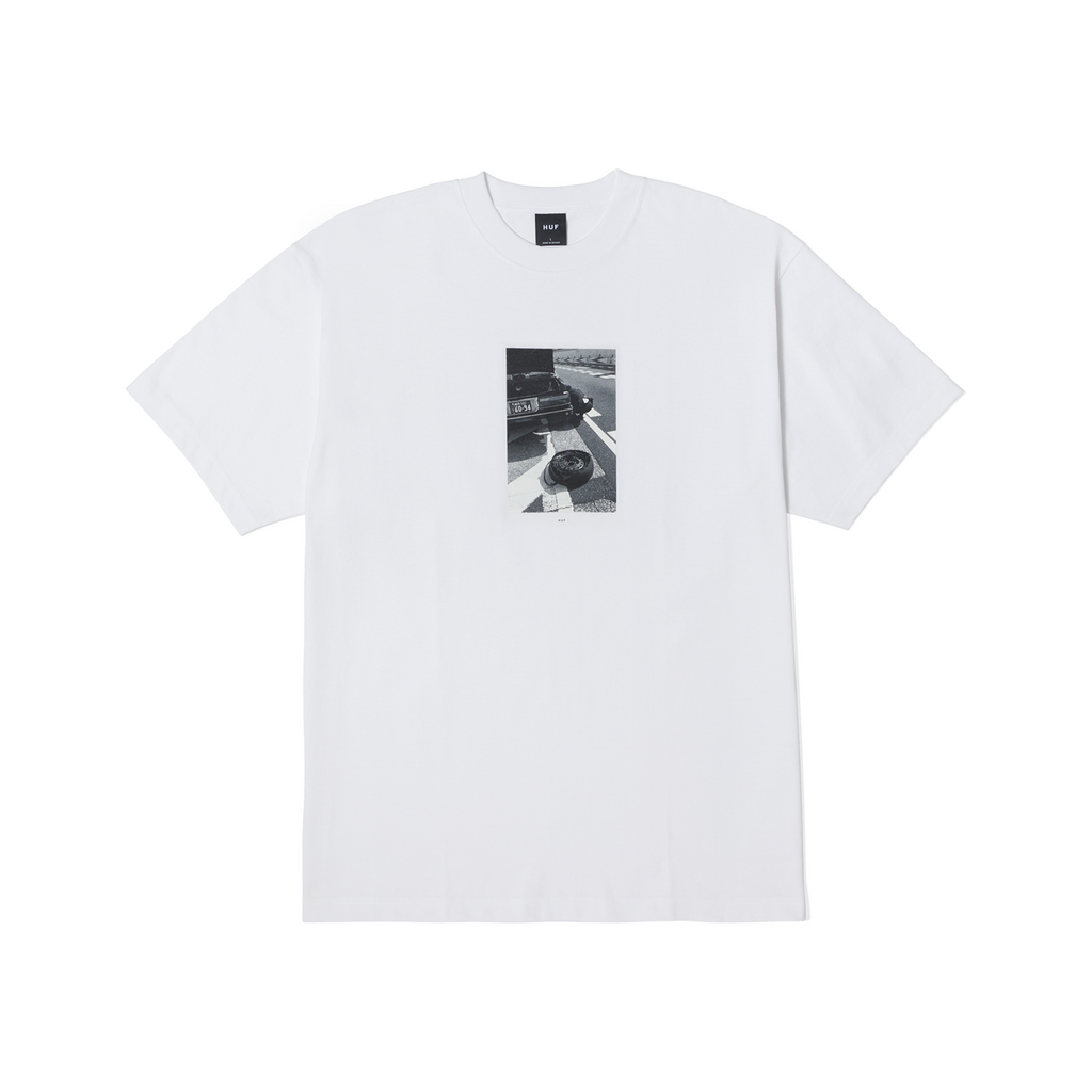 HUF Mason T Shirt - White - main