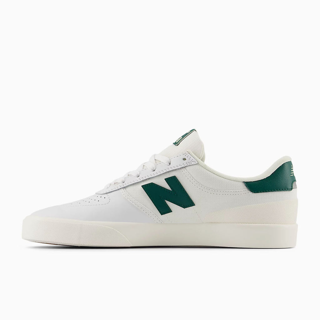 New Balance Numeric NM272 Shoes - White / Forest Green - side