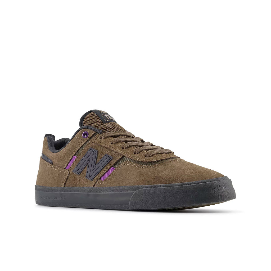 New Balance Numeric NM306 Jamie Foy Shoes - Brown / Purple - side