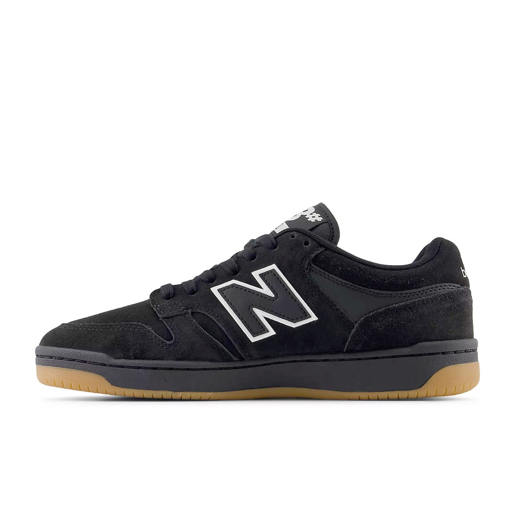 New Balance Numeric NM480 Shoes - Black / White - side