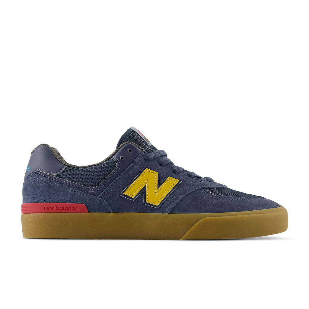 New Balance Numeric NM574  Shoes - Petrol / Gum - main