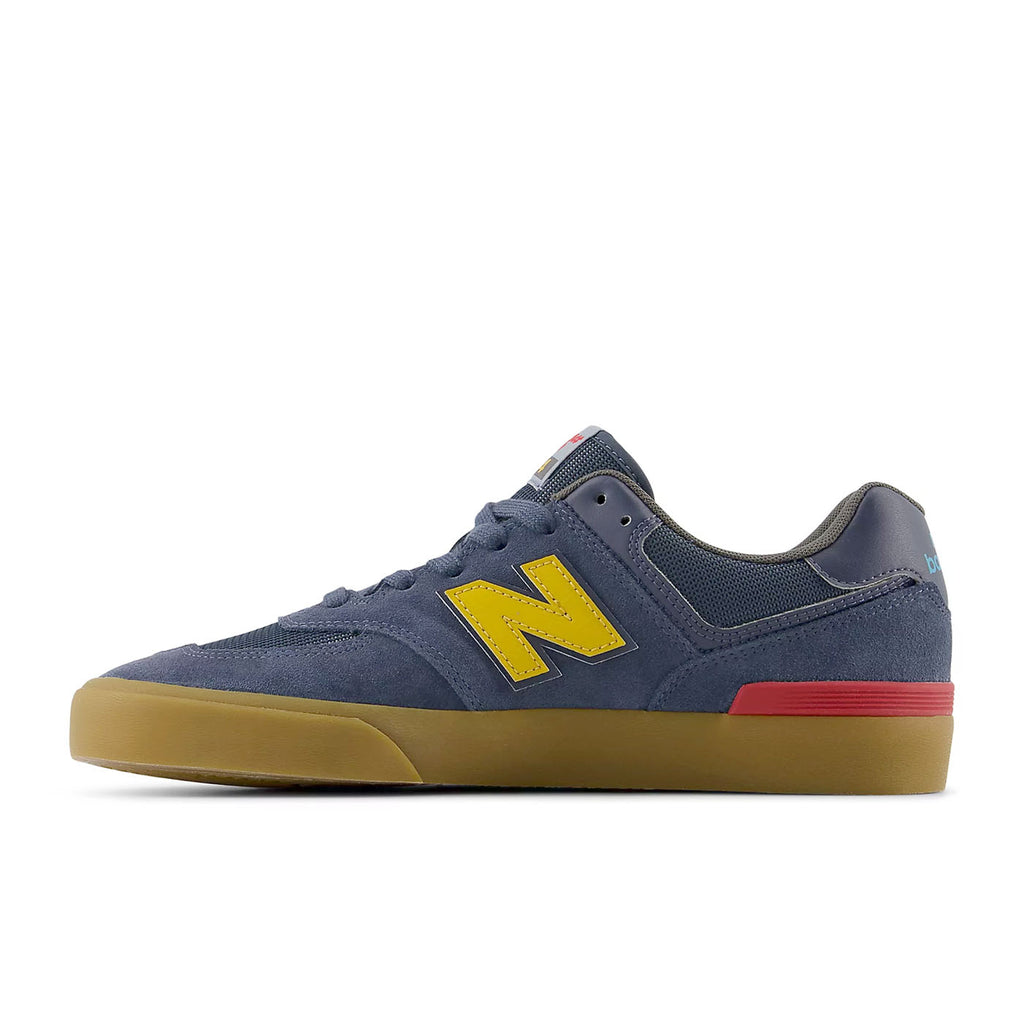 New Balance Numeric NM574  Shoes - Petrol / Gum - side2