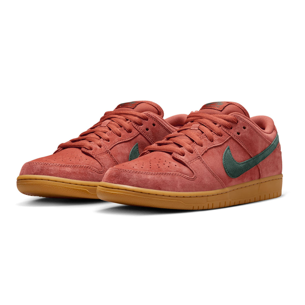 Nike SB Dunk Low Pro Burnt Sunrise / Vintage Green - Paired