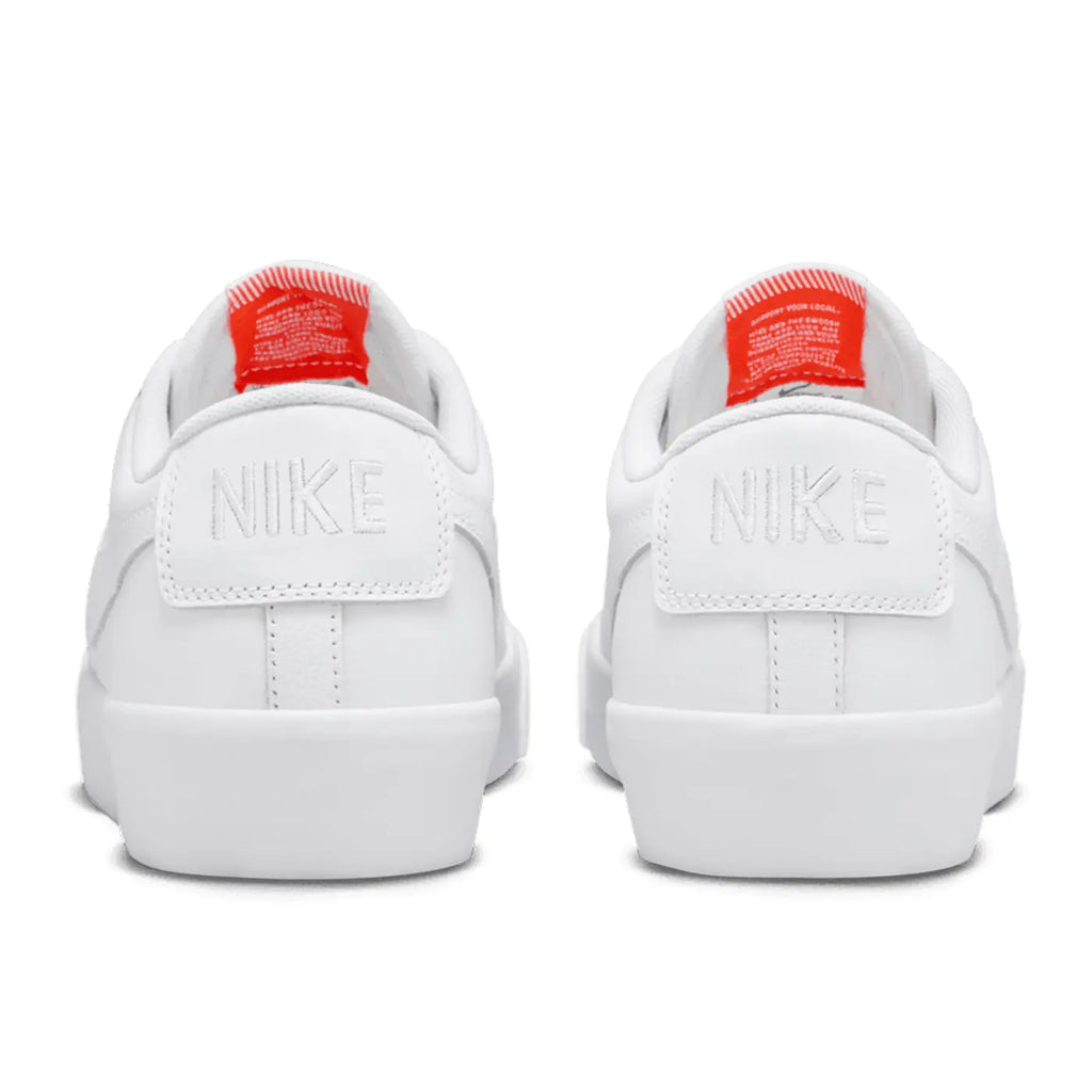 Nike SB Zoom Blazer Low Pro GT ISO Shoes - White / White - White - back