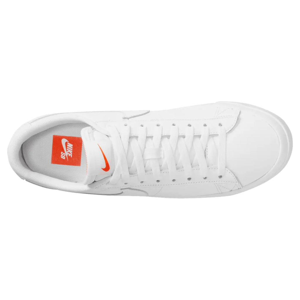 Nike SB Zoom Blazer Low Pro GT ISO Shoes - White / White - White - top2