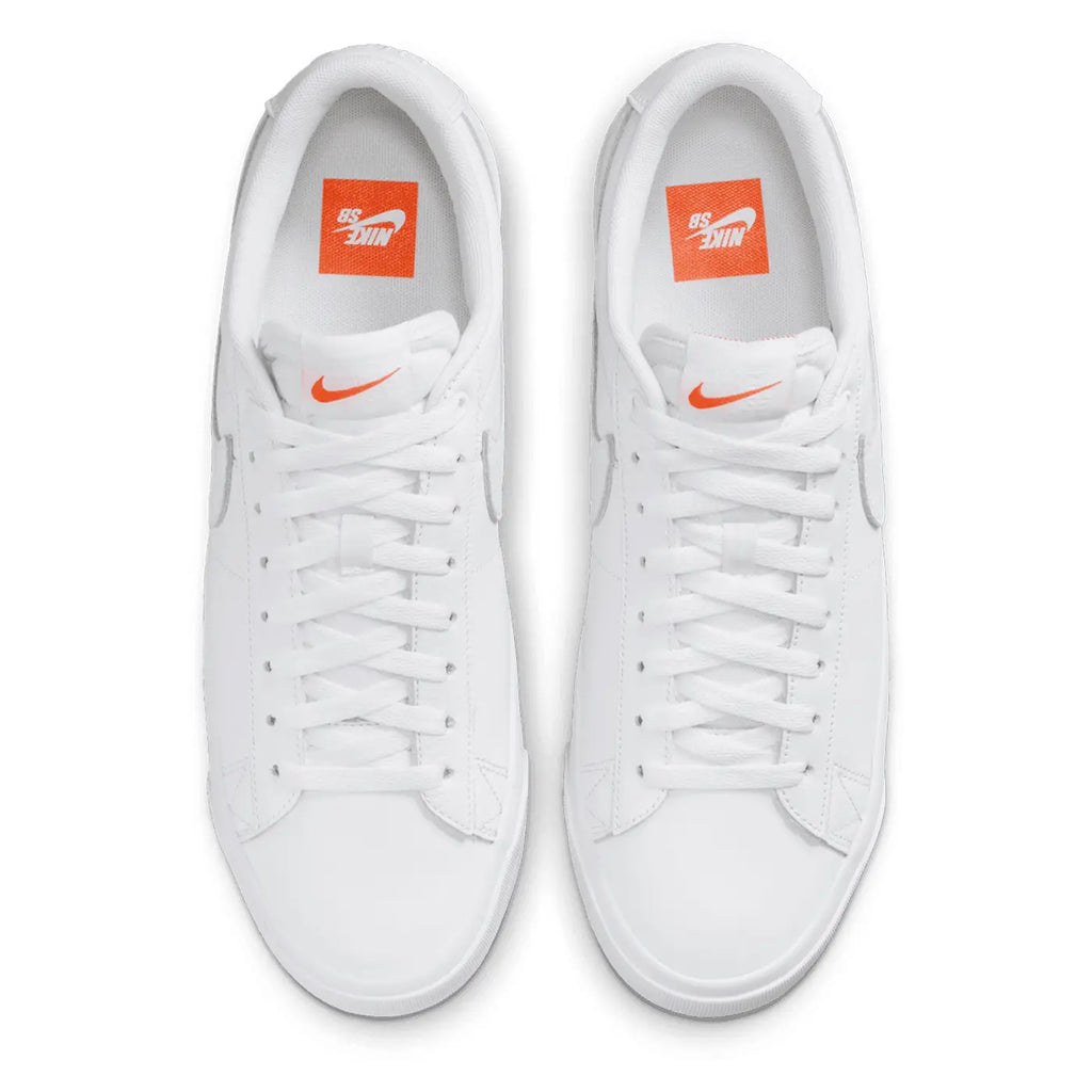 Nike SB Zoom Blazer Low Pro GT ISO Shoes - White / White - White - top